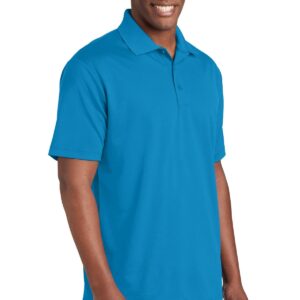 SPORT-TEK PosiCharge RacerMesh Polo. ST640 Pond Blue L