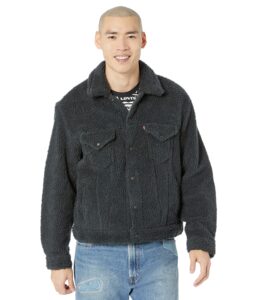 levi's men's cozy vintage sherpa trucker jacket, unexplored, small