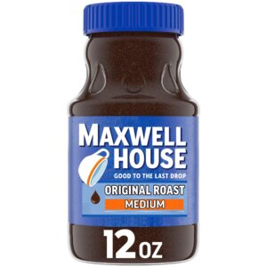 maxwell house original medium roast instant coffee (12 oz jar)