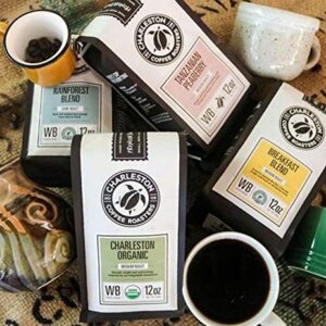 Charleston Coffee Roasters | Specialty Organic Whole Bean Bag | Hand Picked, Premium Slow Roast | Signature Blend (2lb)