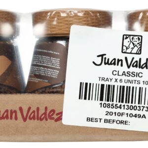 Juan Valdez Freeze Dried Instant Colombian Coffee, 3.5 oz Jar, Advanced Freeze-Drying Technique to Preserve Flavor and Aroma, 100% Colombian Coffee, Kosher, Pack of 1