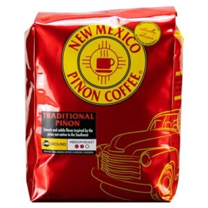 new mexico piñon coffee naturally flavored coffee (traditional piñon ground, 2 pound)