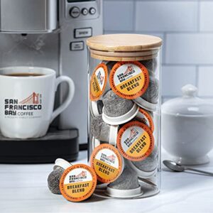 San Francisco Bay Compostable Coffee Pods - Breakfast Blend (80 Ct) K Cup Compatible including Keurig 2.0, Medium Roast