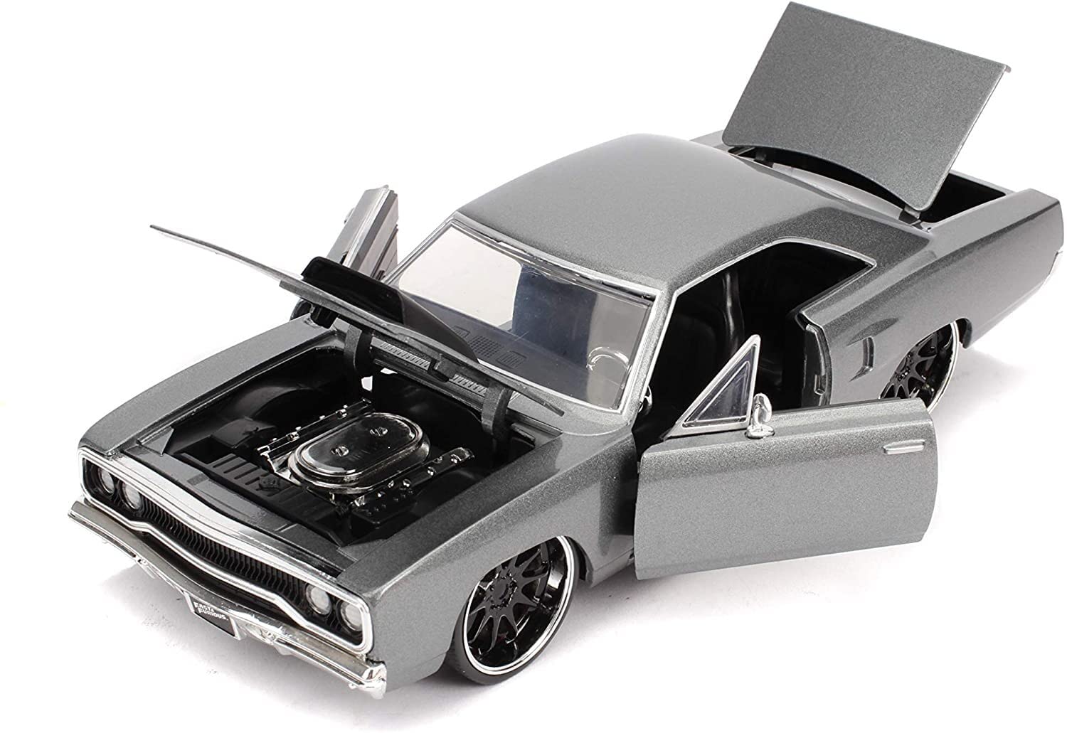 Fast & Furious 1:24 Dom's 1970 Plymouth Roadrunner Die-cast Car, Toys for Kids and Adults