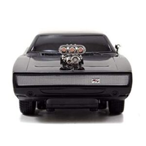 Jada Toys - Fast and Furious 7.5 Inch Remote Control 1970 Dodge Charger , Black