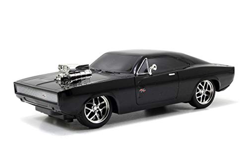 Jada Toys - Fast and Furious 7.5 Inch Remote Control 1970 Dodge Charger , Black