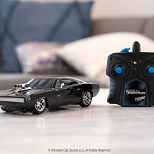 Jada Toys - Fast and Furious 7.5 Inch Remote Control 1970 Dodge Charger , Black