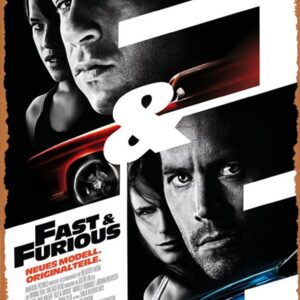 Ysirseu Fast & Furious (#3 of 7) 2009 Vintage Metal Tin Sign 12 x 8 Inches Poster Movie Poster