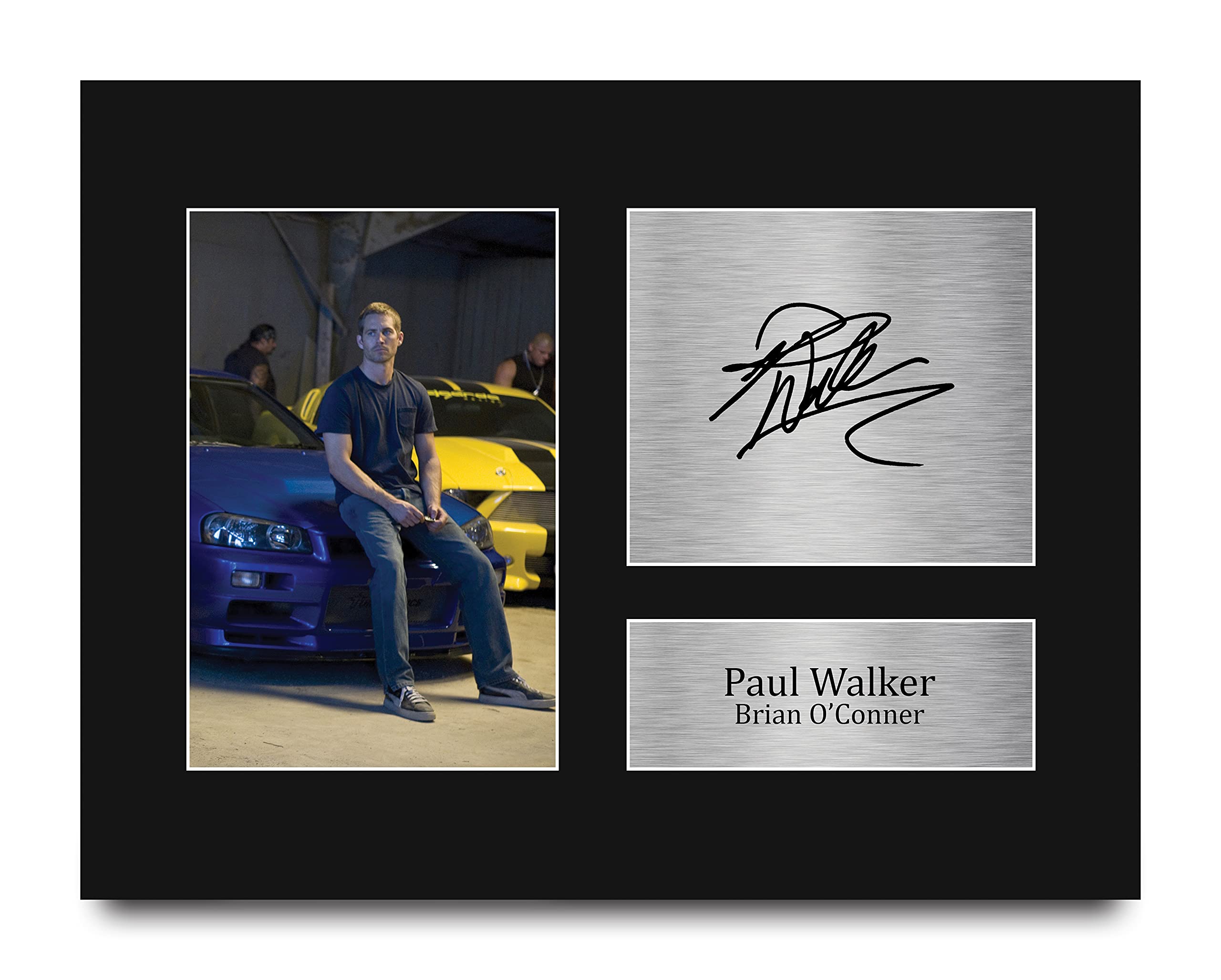 HWC Trading Paul Walker Fast And Furious Gifts USL Printed Signed Autograph Picture for Movie Memorabilia Fans - US Letter Size