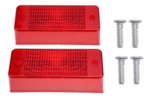 solarhome 2 pcs rear tail light lens 6672276 for bobcat skid steer loader 553 751 753 763 773 863 864 873 883 963 a220 a300 s100 s130 s150 t110 t140 t180 t190 t200 t250