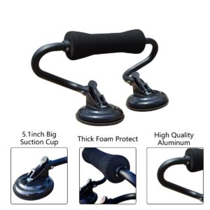 JOIERW Kayak Roller Loader, Kayak Load Assist Roller Mount with Suction Cup for Car SUV - Black