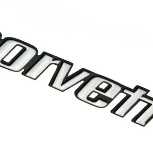 One Pc Corvette Rear Bumper Letter Emblems 3D Badges Late Replacement for 1976-1979 C3