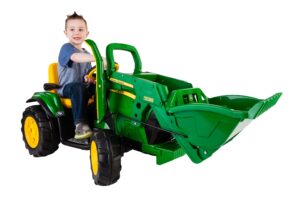 peg perego john deere ground loader 12 volt ride on, green