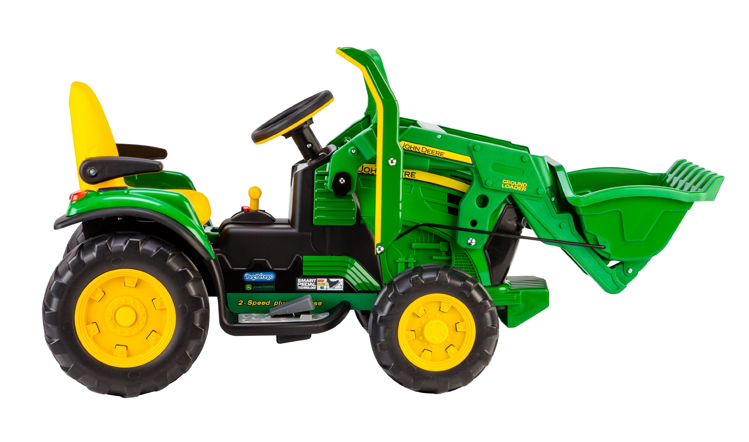 Peg Perego John Deere Ground Loader 12 Volt Ride On, Green