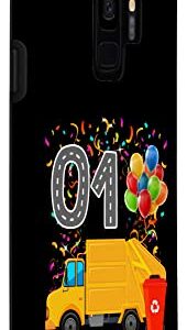 Galaxy S9 Happy O1 Birthday Rear Loader Garbage Truck Case