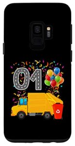 galaxy s9 happy o1 birthday rear loader garbage truck case