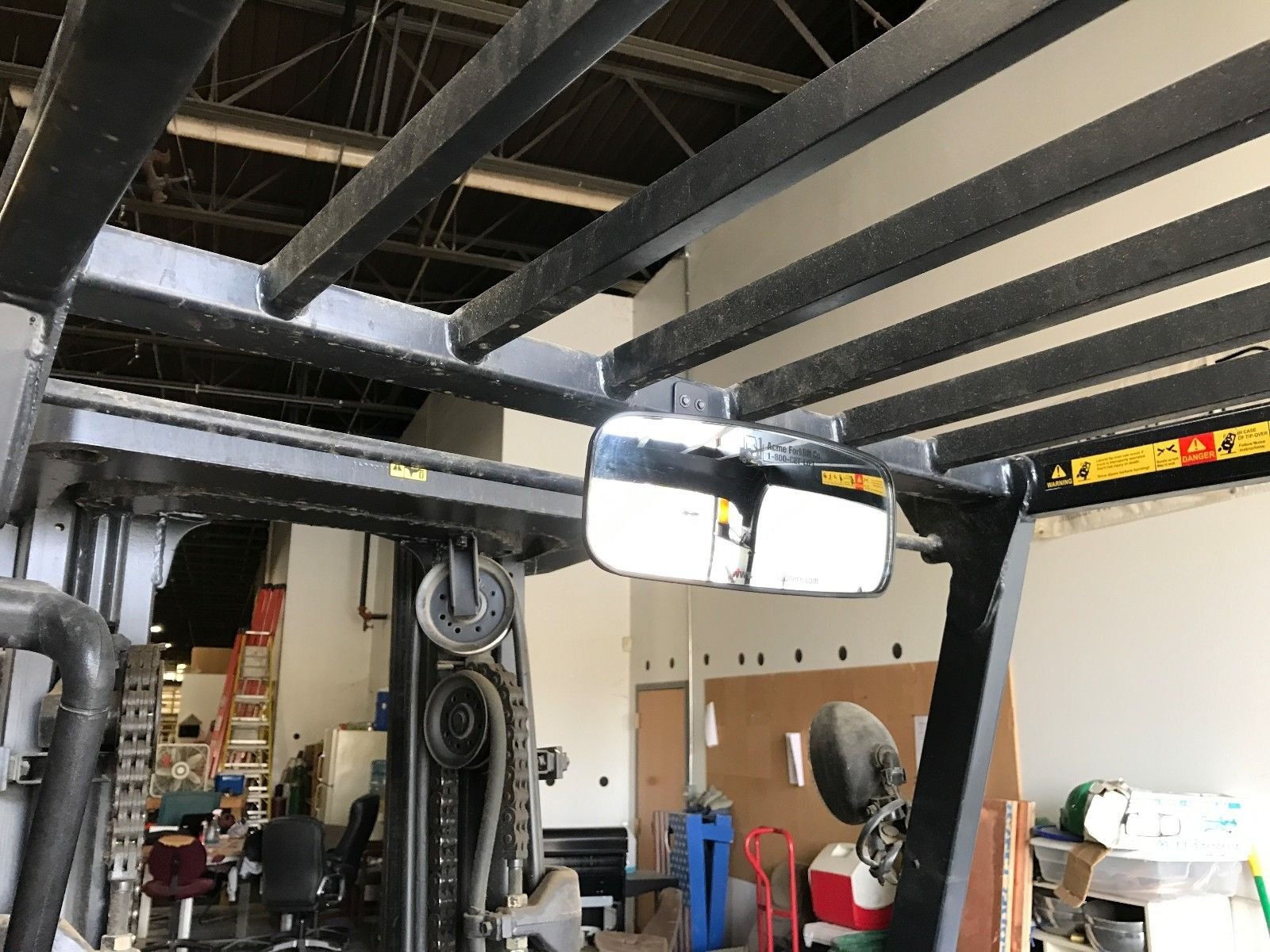 Deluxe Rear View Mirror for Fork Lifts