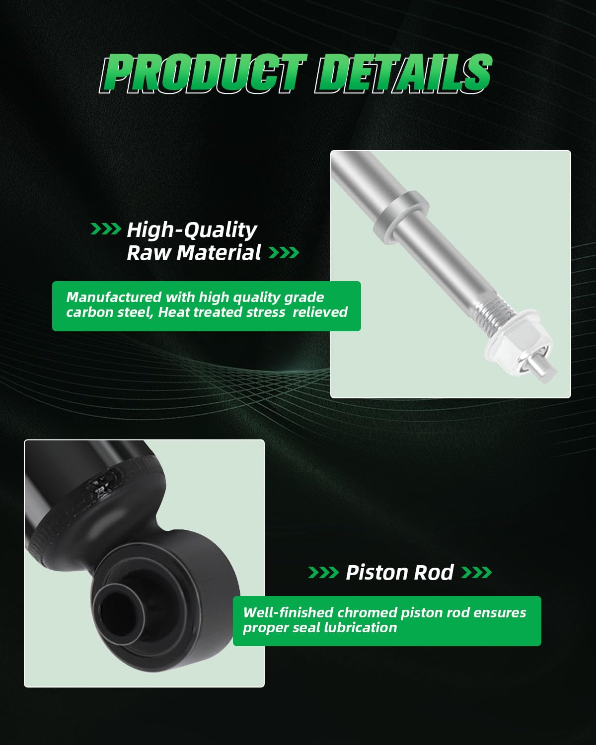 SCITOO Rear Shocks Set of 2 for Charger, Shocks and Struts Fits 2005 2006 2007 2008 2009 2010 2011 for Chrysler 300,2006 2007 2008 2009 2010 for Dodge Charger,2005 2006 2007 2008 for Dodge Magnum