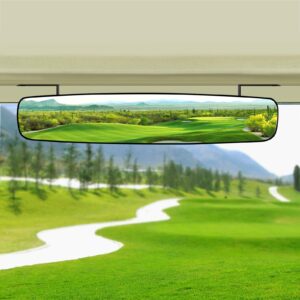 BETOOLL 16.5" Golf Cart Rear View Mirror Fits for EZGO, Yamaha, Club Car