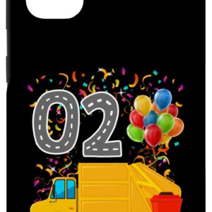 Galaxy S20 Happy O2 Birthday Rear Loader Garbage Truck Case