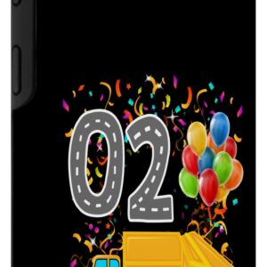 Galaxy S20 Happy O2 Birthday Rear Loader Garbage Truck Case