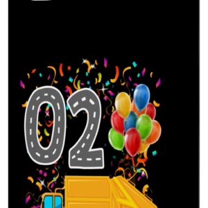 Galaxy S20 Happy O2 Birthday Rear Loader Garbage Truck Case