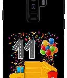 Galaxy S9+ Happy 11 Birthday Rear Loader Garbage Truck Case