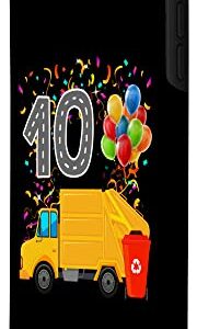 iPhone 7 Plus/8 Plus Happy 10 Birthday Rear Loader Garbage Truck Case