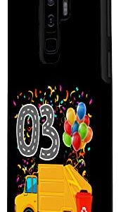 Galaxy S9+ Happy O3 Birthday Rear Loader Garbage Truck Case