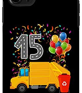 iPhone 11 Pro Max Happy 15 Birthday Rear Loader Garbage Truck Case