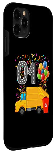 iPhone 11 Pro Happy O1 Birthday Rear Loader Garbage Truck Case