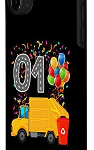 iPhone 11 Pro Happy O1 Birthday Rear Loader Garbage Truck Case