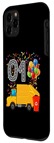 iPhone 11 Pro Happy O1 Birthday Rear Loader Garbage Truck Case