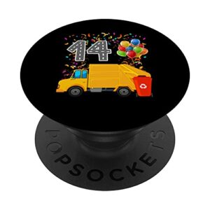 happy 14 birthday rear loader garbage truck popsockets swappable popgrip