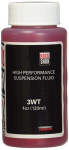 rockshox suspension oil 3wt 120ml bottle rear shock damper/charger damper