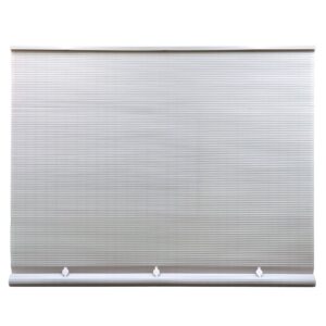 Radiance Cordless Outdoor Shades for Porch, Patio & Windows - Waterproof PVC Blinds for Indoor & Outdoor - Roll-Up Patio Privacy Screen for Diffuse Sunlight - White - 60" W x 72" L - (3320156)