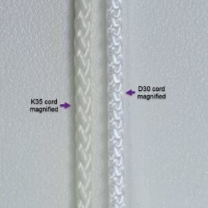 Qty 1. Cord Loop for Window Shades Cellular, Honeycomb, Roman, Roller (K35 Off White, 3ft Loop)