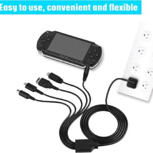 ＲＵＥＩＵＲＩ 2 Pack 5 in 1 USB Charger Cable for DS Lite/Wii U/New 3DS XL,3DS XL,2DS,Dsi XL,NDS/GBA SP(Gameboy Advance sp),PSP 1000 2000 3000