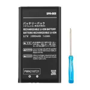 SPR-003 Battery for Nintendo 3DS XL New 3DS XL LL Game Console, 1900mAh Li-ion 0 Cycle Internal New Upgrade Replacement Battery for Nintendo Switch Game Console SPR-003 Battery with Repair Tool Kit