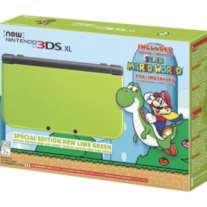 Nintendo New 3DS XL - Lime Green Super Mario World Edition (Renewed)