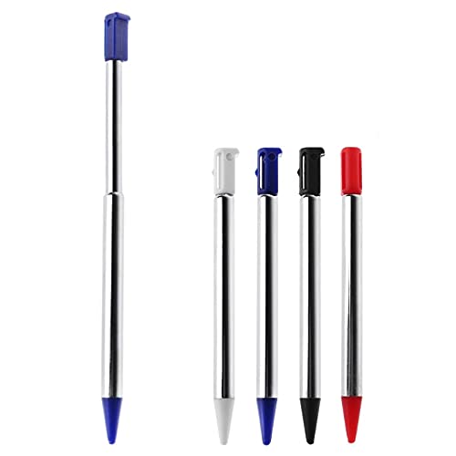 NSLikey 4 Pcs Adjustable Stylus Extendable Stylus Touch Screen Portable Pen for 3DS DS Game Console