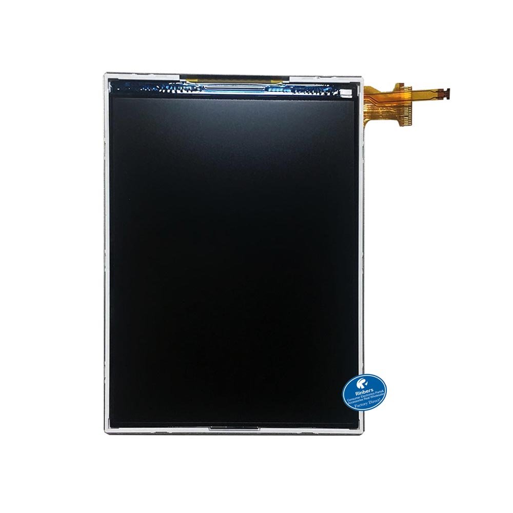 Rinbers® OEM Replacement Bottom Lower LCD Screen Display Replacement for 2015 Nintendo New 3DS N3DS XL LL with Y Tool