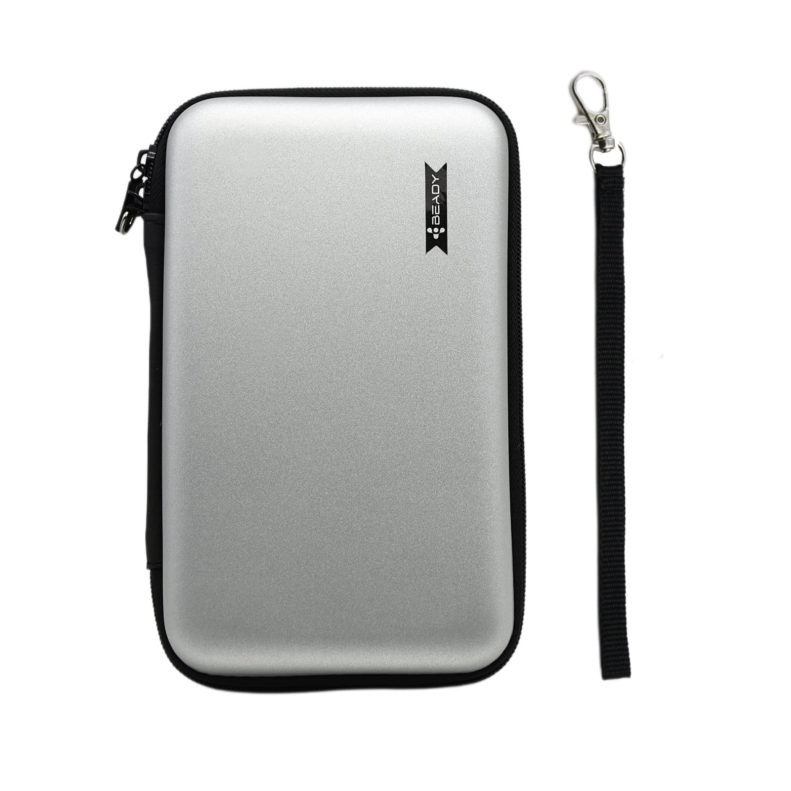 BEADY Carrying Case for Nintendo NEW3DS XL, NEW3DS LL, 3DS XL, 3DS LL Storage case Console Storage case Silver Gray