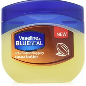 Vaseline Rich Conditioning Petroleum Jelly, Cocoa Butter, Travel Size 1.7 Oz/50 ML (Pack of 6)