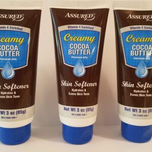 Creamy Cocoa Butter Petroleum Jelly Vitamin E Enriched, 3 oz (Pack of 3)