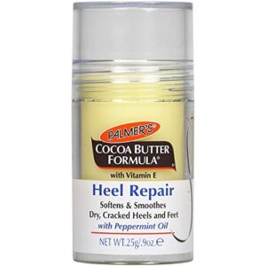 Palmer's Cocoa Butter Formula Heel Repair, Foot Balm Stick for Cracked Heels & Feet, No-Mess Stick Applicator, 0.9 Ounce