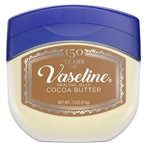 vaseline petroleum jelly for dry cracked skin cocoa butter 7.5 oz (packaging may vary)