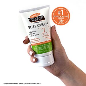 Palmer's Cocoa Butter Formula Bust Cream for Pregnancy Skin Care with Vitamin E, 4.4 oz. (Pack of 3)