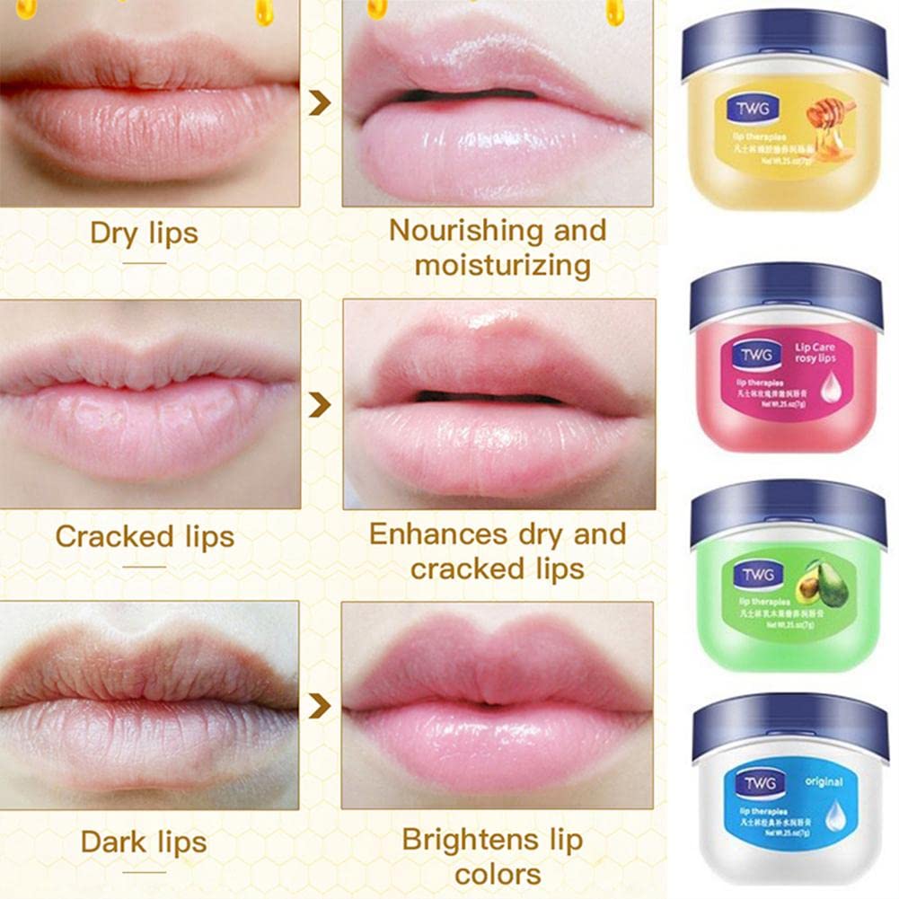 Fruit Flavored Lip Balm Set, Anti Chapping Lip Mmoisturizers, Mini Chapstick, Relieves Dull and Dry Skin, Long Lasting Lip Care Products