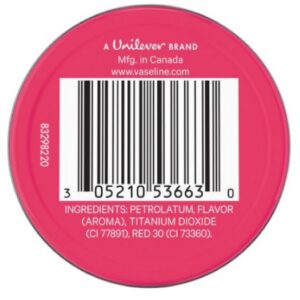 Vaseline Lip Therapy Lip Balm, Rosy Lips 0.6 oz (Pack of 3)